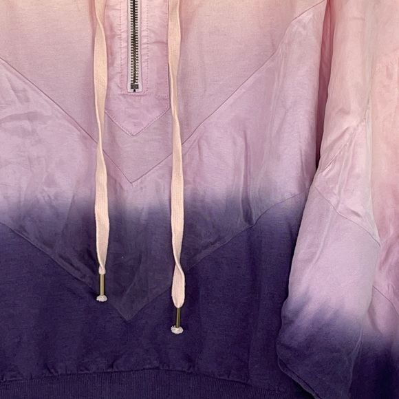 Young Fabulous & Broke Peach & Purple Hoodie - Picture 3 of 5